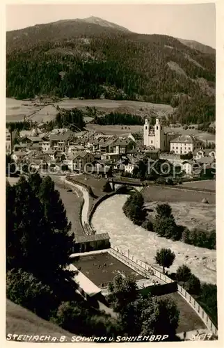 AK / Ansichtskarte 73819965 Steinach_Brenner_Tirol Schwimm und Sonnenbad Panorama Steinach_Brenner_Tirol