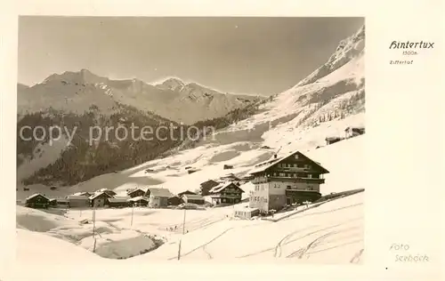 AK / Ansichtskarte  Hintertux_Zillertal Winterpanorama Hintertux_Zillertal