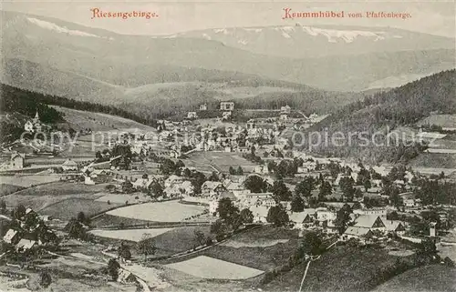 AK / Ansichtskarte  Krummhuebel_Karpacz_Riesengebirge_PL Blick vom Pfaffenberge 