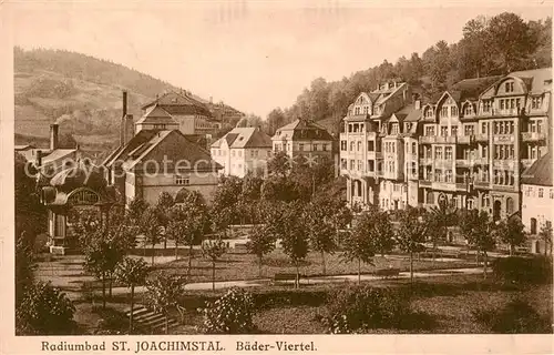 AK / Ansichtskarte  St_Joachimsthal_Jachymov_CZ Baeder Viertel 