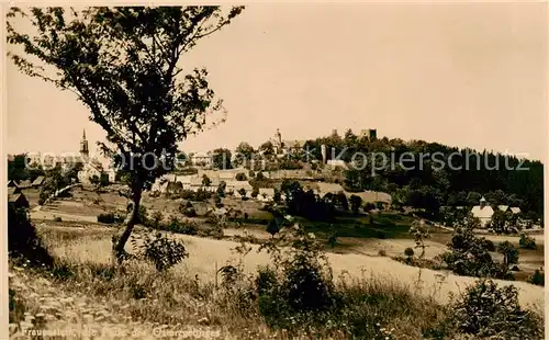 AK / Ansichtskarte  Frauenstein_Brand-Erbisdorf_Osterzgebirge Panorama 