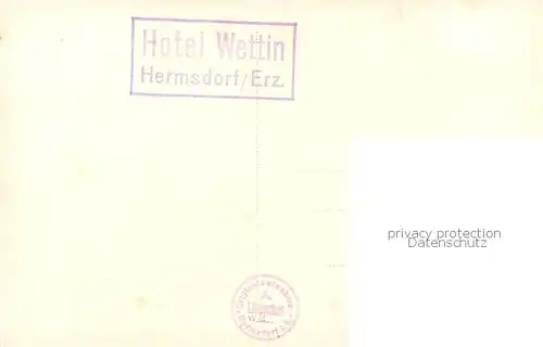 AK / Ansichtskarte 73819995 Hermsdorf_Bad_Riesengebirge_PL Hotel Wettin 