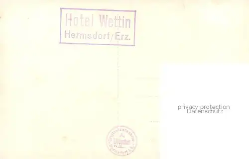 AK / Ansichtskarte  Hermsdorf_Bad_Riesengebirge_PL Hotel Wettin 