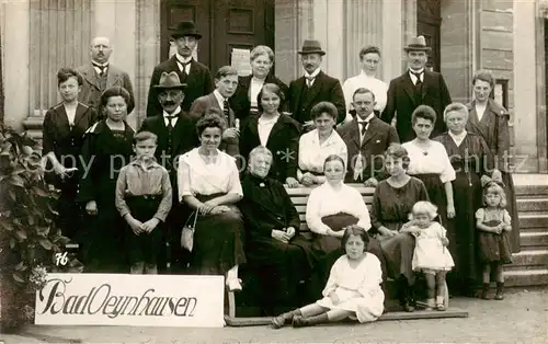 AK / Ansichtskarte  Bad_Oeynhausen Gruppenbild Bad_Oeynhausen