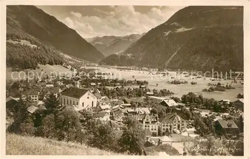 AK / Ansichtskarte  Schruns_Vorarlberg Panorama Schruns Vorarlberg