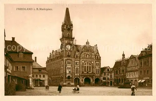 AK / Ansichtskarte  Friedland_Boehmen_Frydlant_v_Cechach_CZ Makrtplatz 