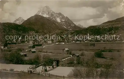 AK / Ansichtskarte  Mittenwald_Bayern Panorama Mittenwald Bayern