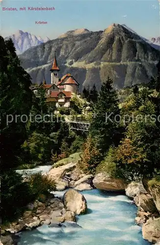 AK / Ansichtskarte Bristen_UR mit Kaerstelenbach und Kroenten Feldpost 