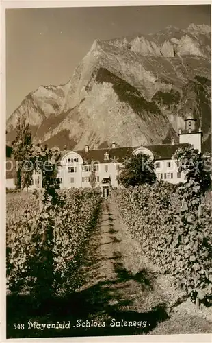 AK / Ansichtskarte Mayenfeld_Maienfeld_GR Schloss Salenegg 