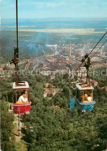 AK / Ansichtskarte  Seilbahn_Cable-Car_Telepherique Thale Hartz Kr. Quedlinburg 