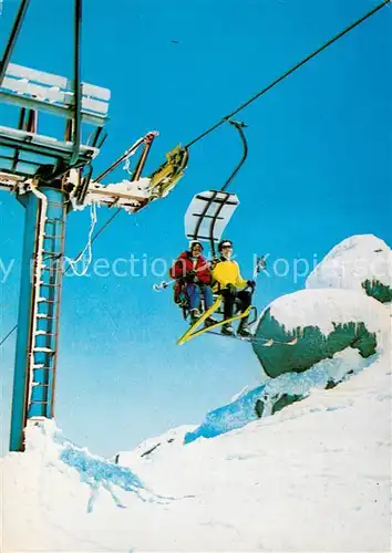 AK / Ansichtskarte  Sessellift_Chairlift_Telesiege Vitocha Bulgaria die Seilbahn Romanski 