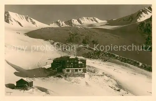 AK / Ansichtskarte  Gletscher Dernagthuette mit Dernagtgletscher 