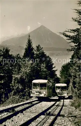 AK / Ansichtskarte  Bergbahn Drahtseilbahn Beatenbucht Beatenberg  Bergbahn