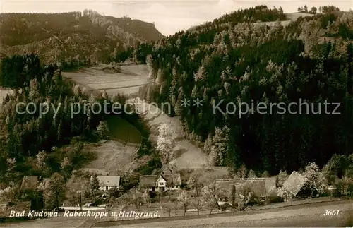 AK / Ansichtskarte  Bad_Kudowa_Kudowa-Zdroj_Niederschlesien_PL Rabenkoppe und Hallgrund 