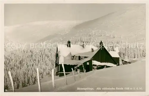 AK / Ansichtskarte  Riesengebirge_Schlesischer_Teil Alte schlesische Baude 