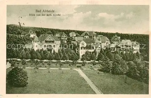 AK / Ansichtskarte 73820153 Bad_Altheide_Polanica-Zdrój Blick von der kath Kirche 