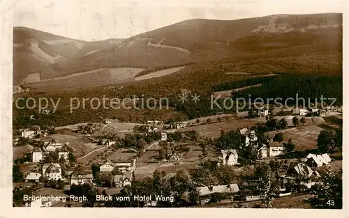 AK / Ansichtskarte  Brueckenberg_Krummhuebel_Riesengebirge_PL Blick vom Hotel Wang 