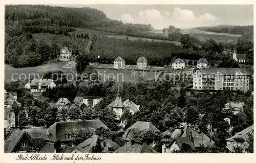 AK / Ansichtskarte 73820179 Bad_Altheide_Polanica-Zdrój Panorama mit Teehaus 