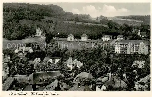 AK / Ansichtskarte  Bad_Altheide_Polanica-Zdrój Panorama mit Teehaus 