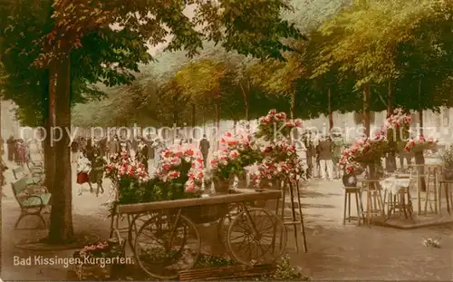 AK / Ansichtskarte  Bad_Kissingen Kurgarten Bad_Kissingen