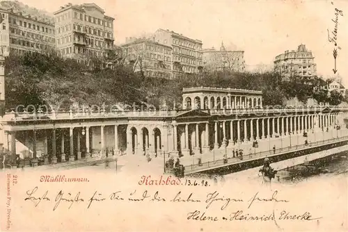 AK / Ansichtskarte  Karlsbad_Eger_Karlovy_Vary Muehlbrunnen 