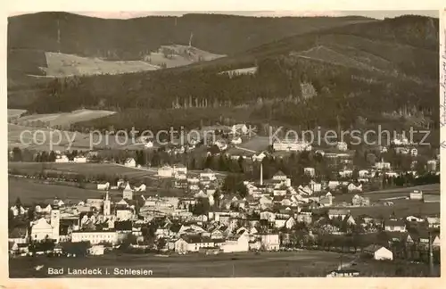 AK / Ansichtskarte  Bad_Landeck_Schlesien_PL Panorama 