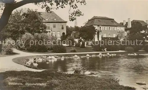 AK / Ansichtskarte  Stockholm Diplomatstaden Stockholm