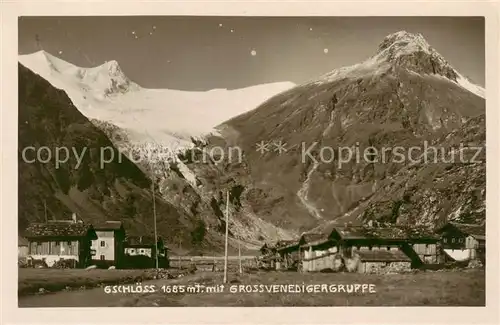 AK / Ansichtskarte 73820256 Gschloess_Matrei_Osttirol_AT mit Grossvenedigergruppe 