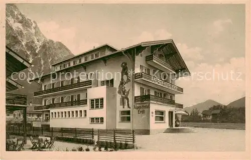 AK / Ansichtskarte 73820263 Mittenwald_Bayern Alpenhotel Mittenwald Bayern