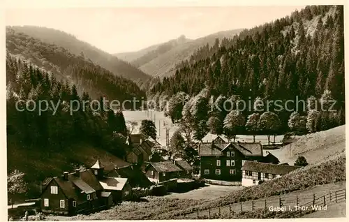 AK / Ansichtskarte  Gabel_Frauenwald_Thueringen Panorama 