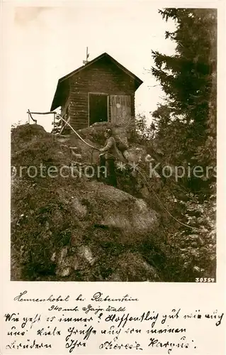 AK / Ansichtskarte  Rabenstein_Zwiesel Hennenkobel Rabenstein_Zwiesel