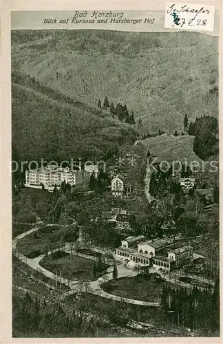 AK / Ansichtskarte  Bad_Harzburg Blick auf Kurhaus und Harzburger Hof Bad_Harzburg