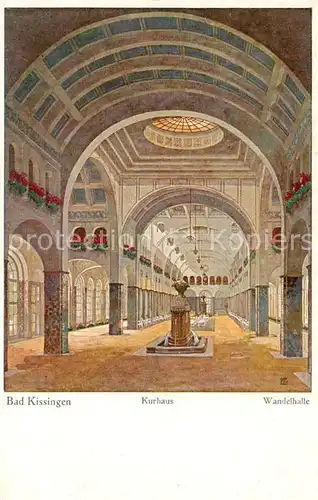 AK / Ansichtskarte  Bad_Kissingen Kurhaus Wandelhalle Bad_Kissingen