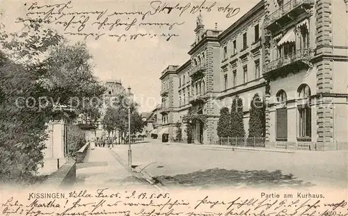 AK / Ansichtskarte  Kissingen_Bad Partie am Kurhaus Kissingen_Bad