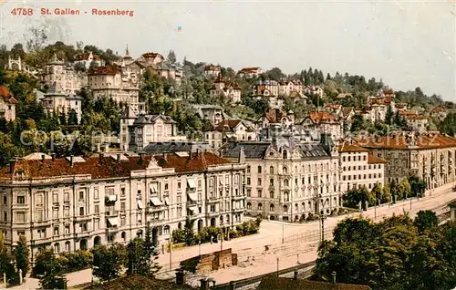AK / Ansichtskarte St_Gallen_SG Rosenberg St_Gallen_SG