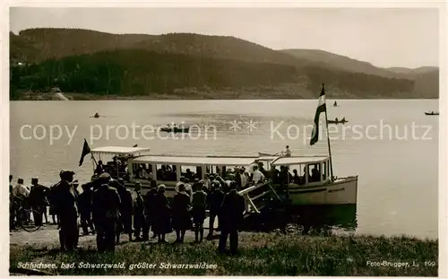 AK / Ansichtskarte  Schluchsee Schiffsanlegestelle Schluchsee