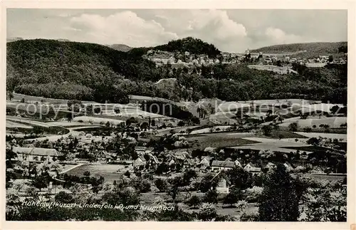 AK / Ansichtskarte  Lindenfels_Odenwald Panorama mit Krumbach Lindenfels Odenwald