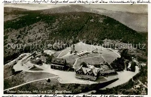 AK / Ansichtskarte 73820339 Grosser_Inselsberg Hotel Gothal Fliegeraufnahme Grosser Inselsberg