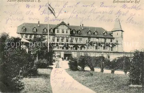 AK / Ansichtskarte  Hahnenklee-Bockswiese_Harz Hahnenkleer Hof Hahnenklee-Bockswiese