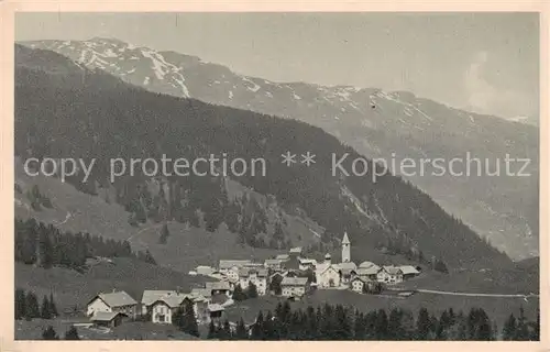 AK / Ansichtskarte Parpan_GR Panorama mit Faulberge 