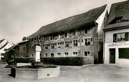 AK / Ansichtskarte Pratteln_BL Gasthaus zum Engel Brunnen 