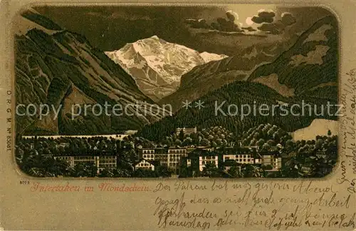 AK / Ansichtskarte Interlaken_BE Panorama Interlaken_BE