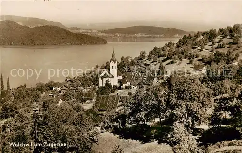 AK / Ansichtskarte Walchwil_ZG am Zugersee Panorama 
