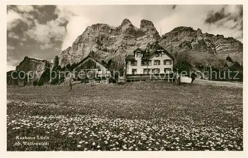 AK / Ansichtskarte Wallenstadt_Walenstadt_SG Kurhaus Luesis 