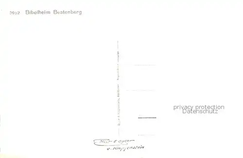 AK / Ansichtskarte Beatenberg_Thunersee_BE Bibelheim Beatenberg 
