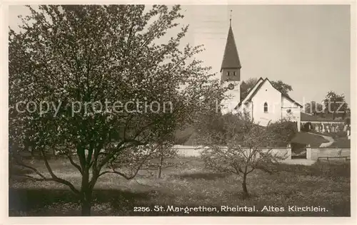 AK / Ansichtskarte St_Margarethen__SG Altes Kirchlein 