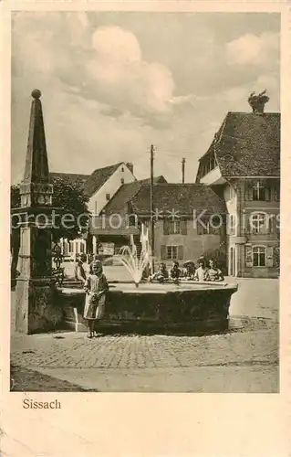 AK / Ansichtskarte Sissach_BL Am Dorfbrunnen 