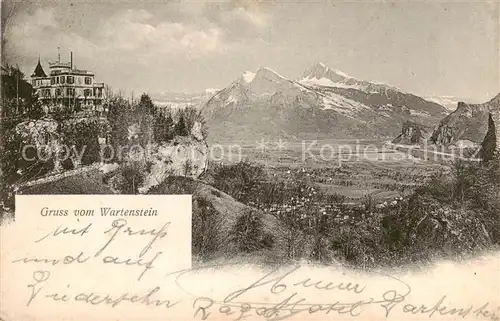 AK / Ansichtskarte Wartenstein_Bad_Ragaz_Ragatz_SG Panorama 