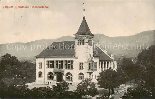 AK / Ansichtskarte Solothurn Konzertsaal Solothurn