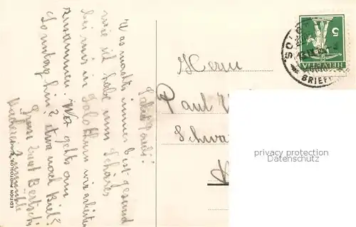 AK / Ansichtskarte Solothurn Konzertsaal Solothurn